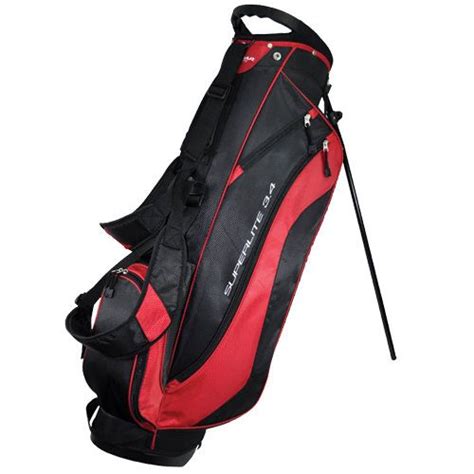 Ergonomic stand bag with plenty of pockets for storage. . Dunhams sports golf bags